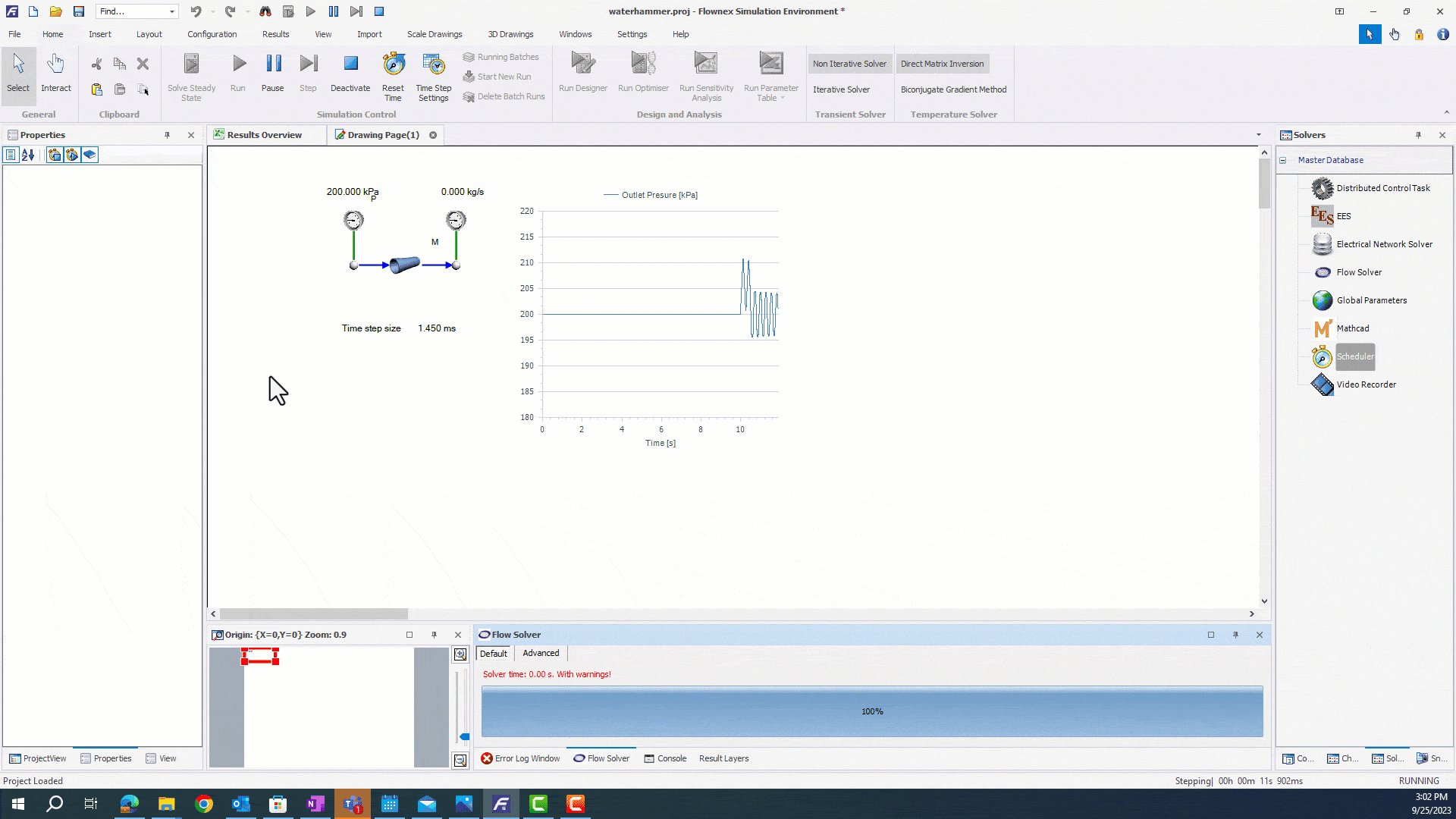 Adjusting Timesteps in Flownex 3 Adaptive Timestep