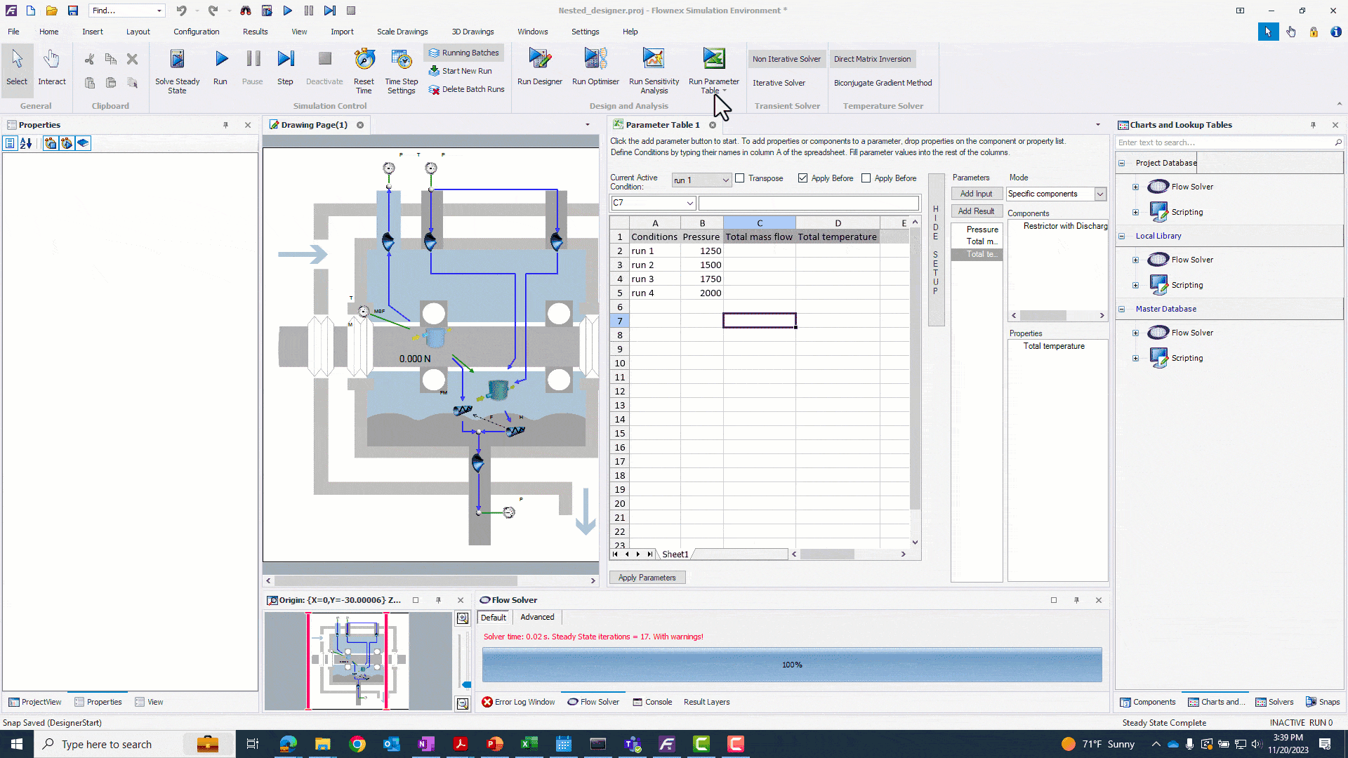 Embedding a Designer in a Parametric Study 4 Nested Designer