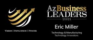 Award AZBusiness Leader 2021 EricMiller Wide