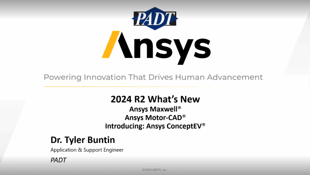 Maxwell Motor CAD Updates in Ansys 2024 R2 Plackard