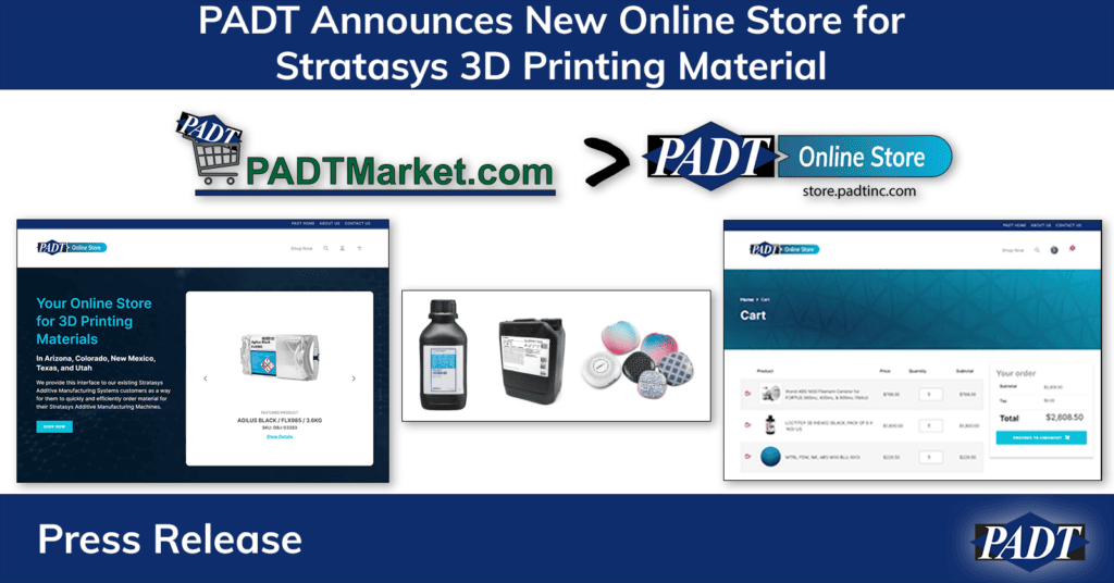 PADT Online Store Press Release f00